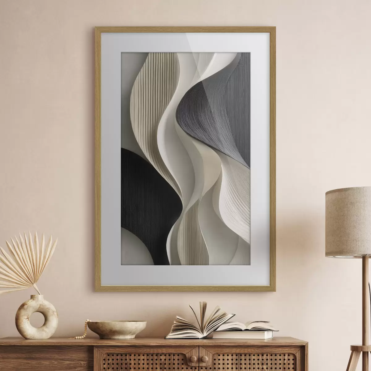 Poster Pieghe ondulate f49875