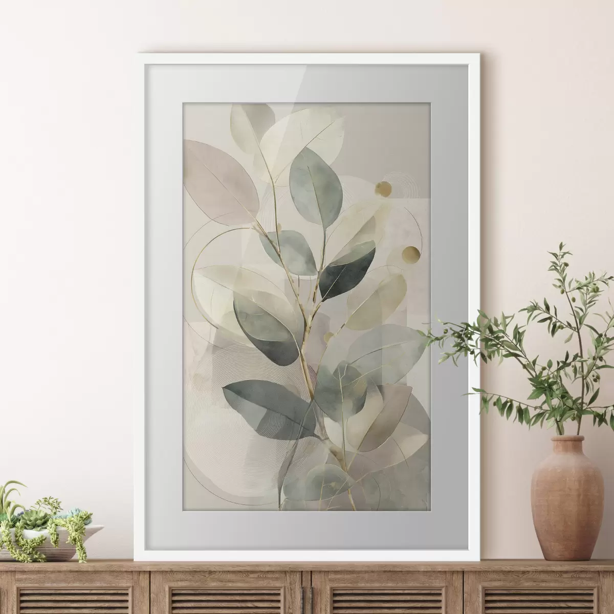 Poster Fogliame trasparente f49878