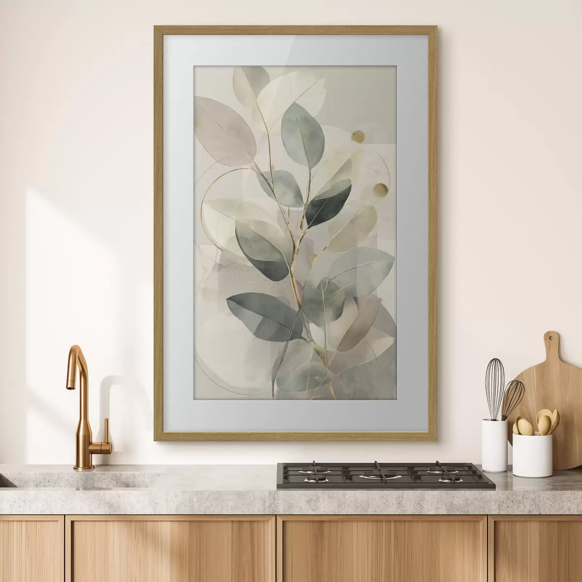 Poster Fogliame trasparente f49878