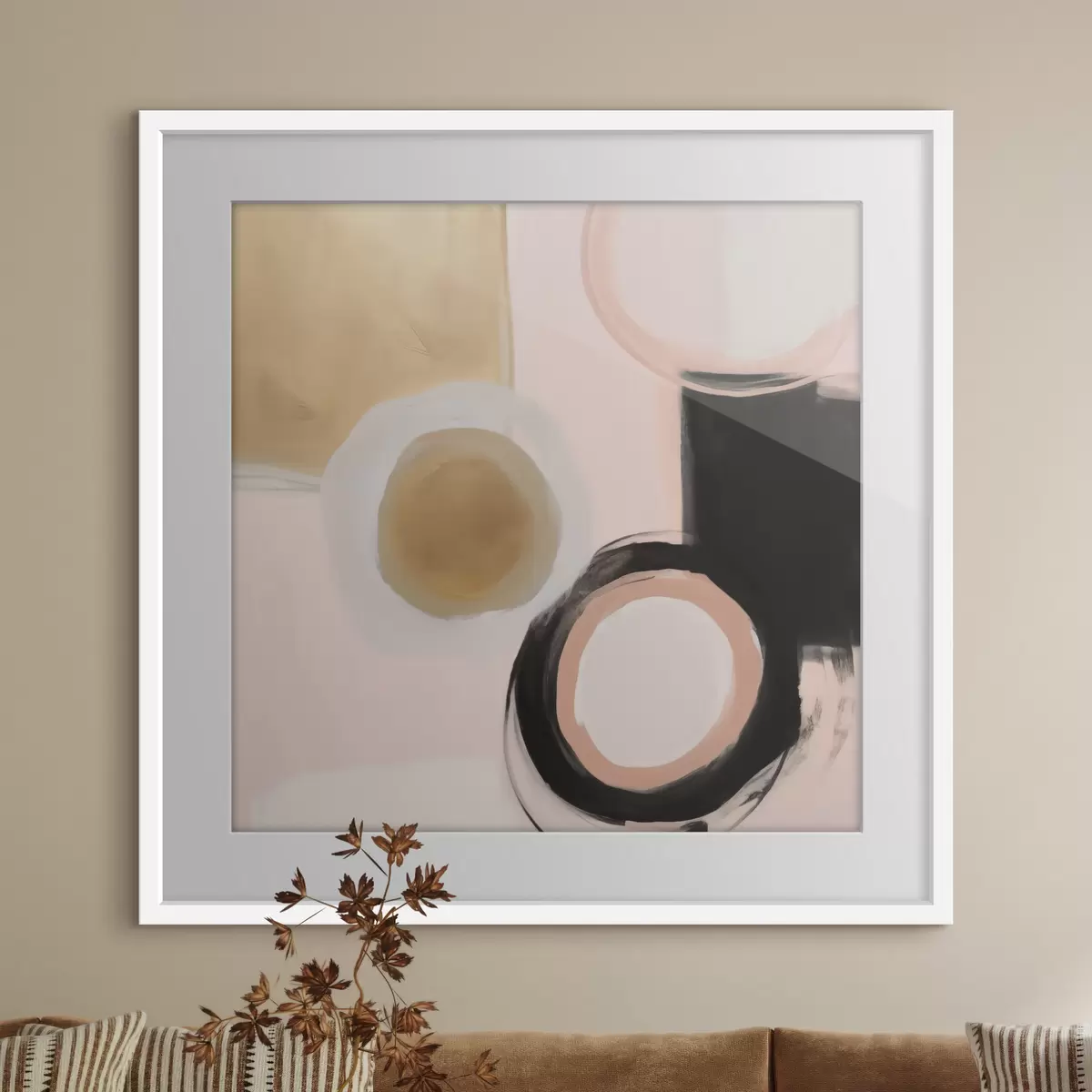 Poster Forme astratte, imitazione della pittura f49904