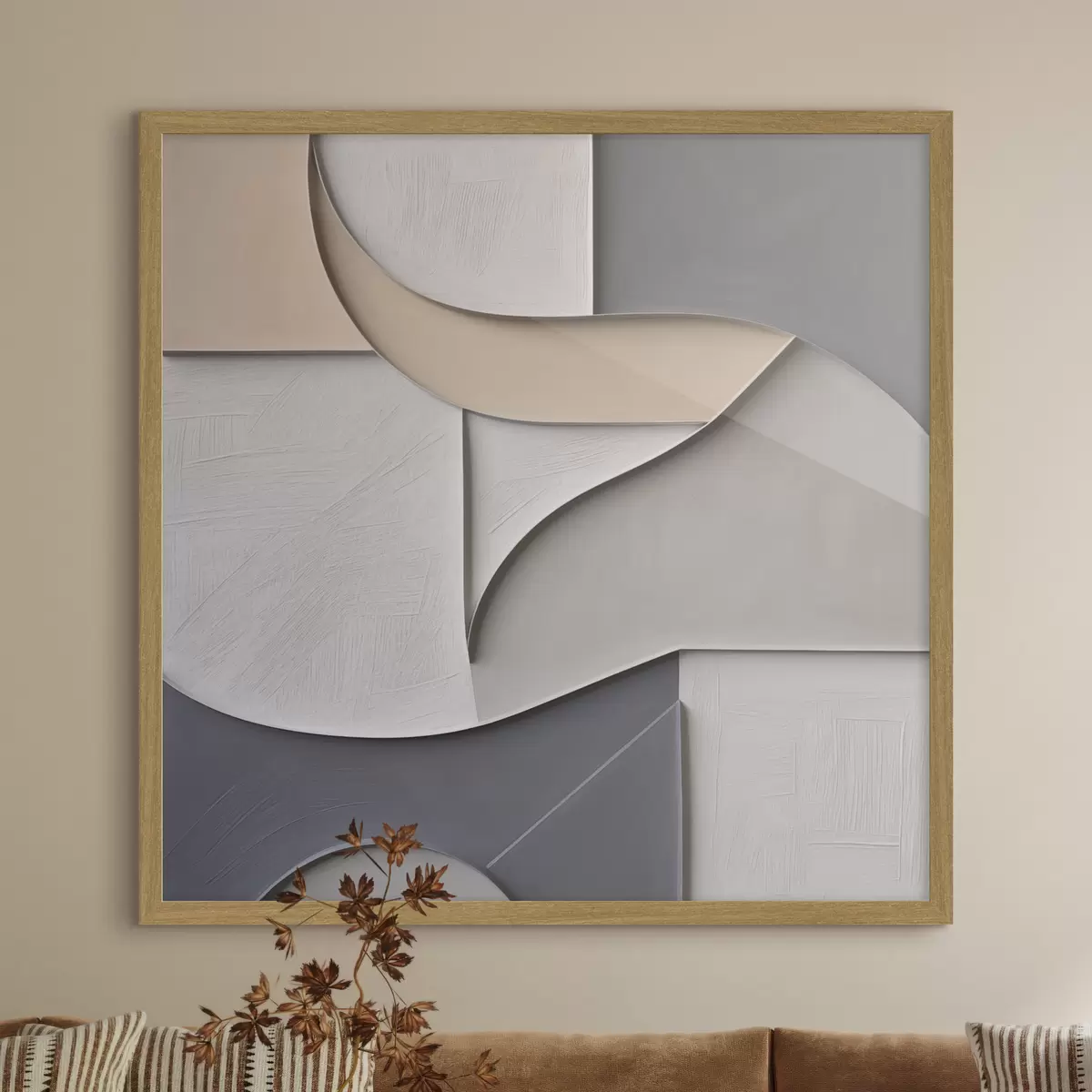 Poster Illustrazione astratta e piatta f49905