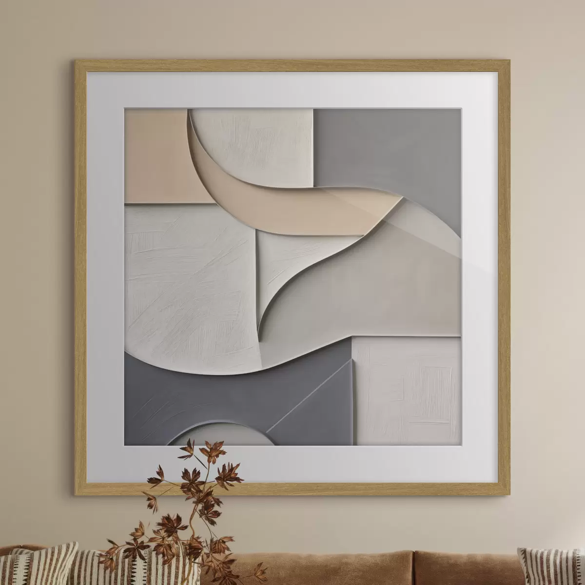 Poster Illustrazione astratta e piatta f49905