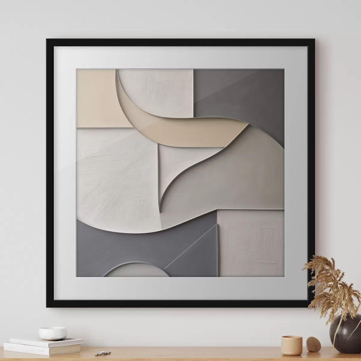 Poster Illustrazione astratta e piatta f49905