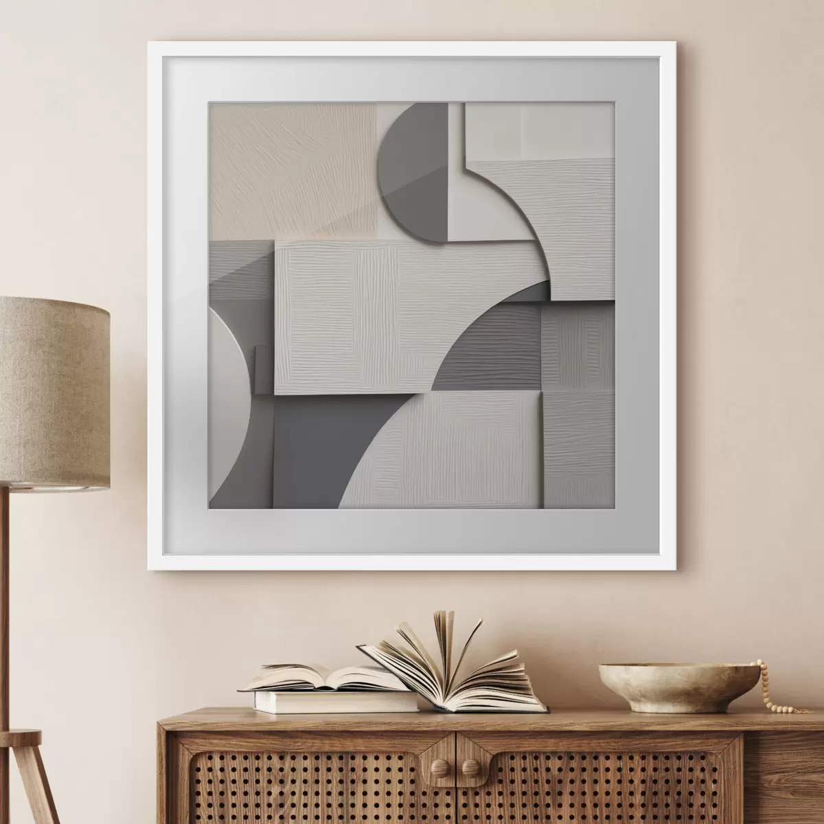 Poster Astrazione geometrica, illustrazione piatta f49906