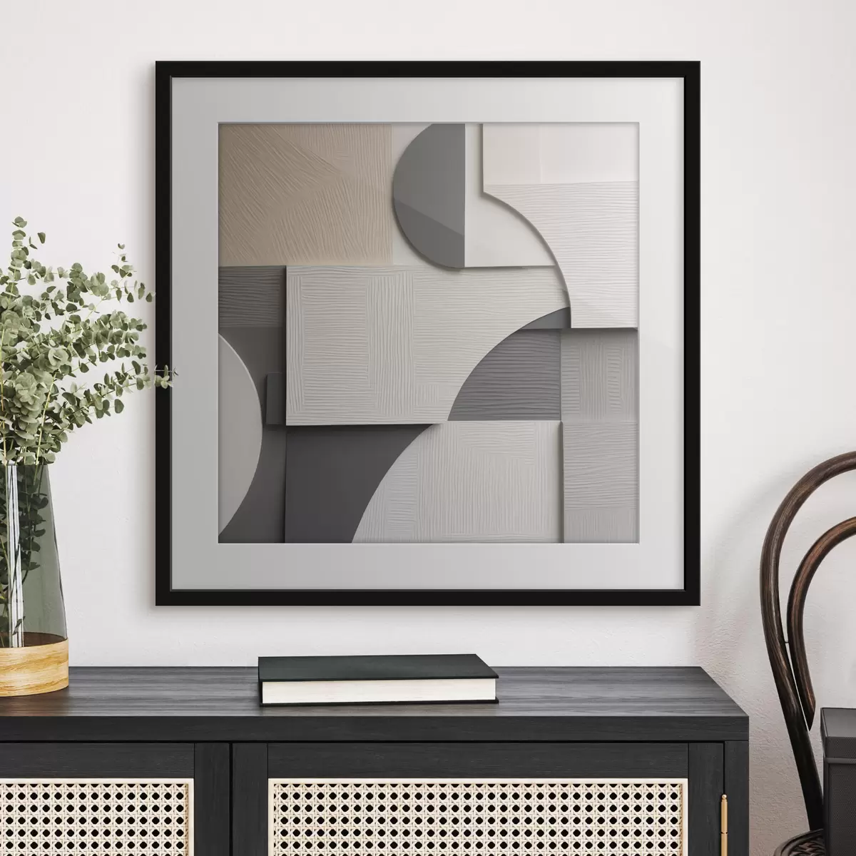 Poster Astrazione geometrica, illustrazione piatta f49906