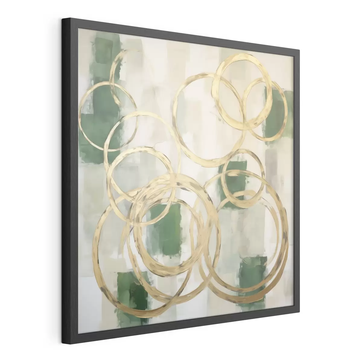 Poster Cerchi astratti, imitazione della pittura f49908