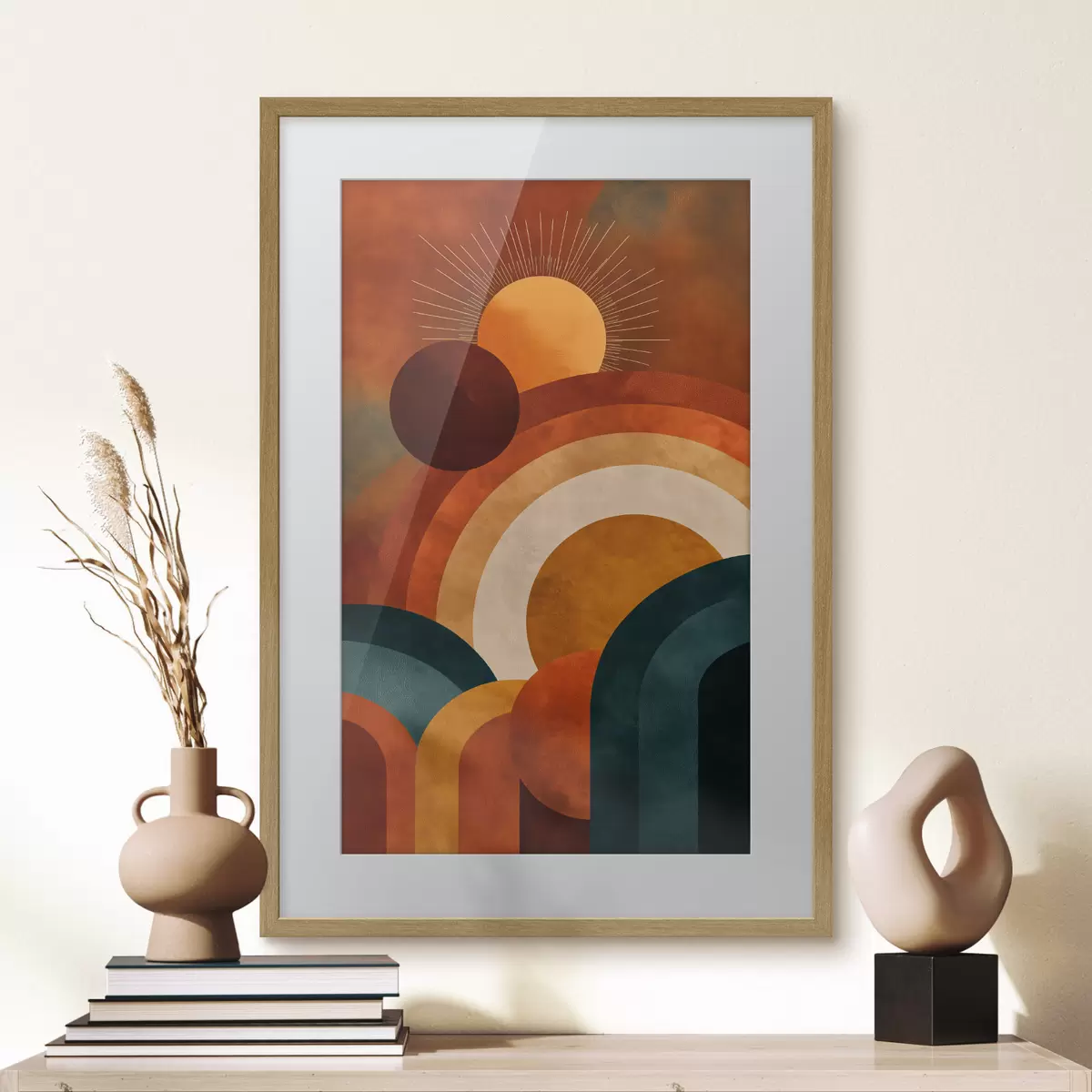 Poster Geometria con il Sole f49911