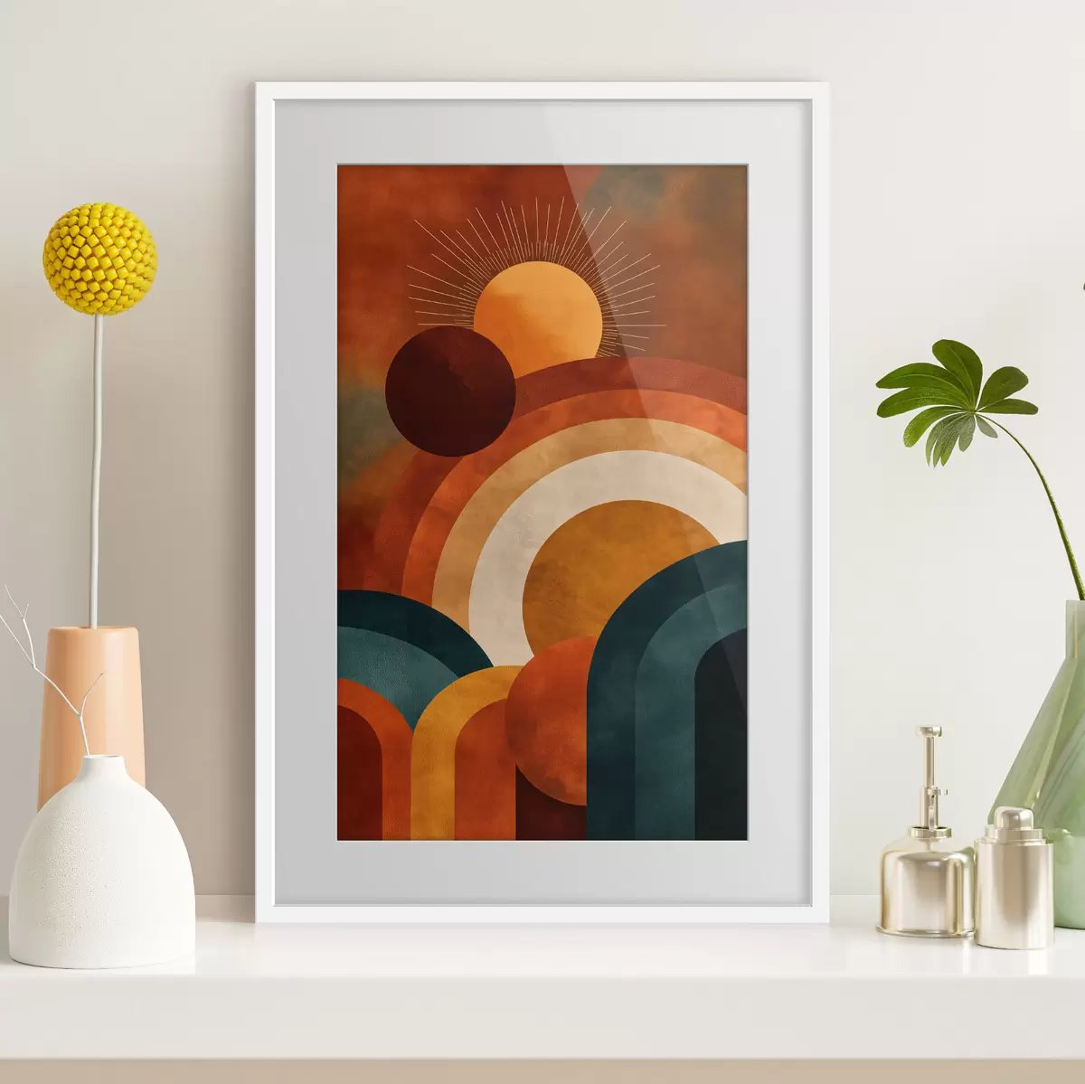 Poster Geometria con il Sole f49911