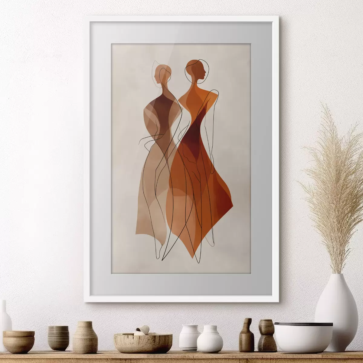 Poster Sagome astratte f49922