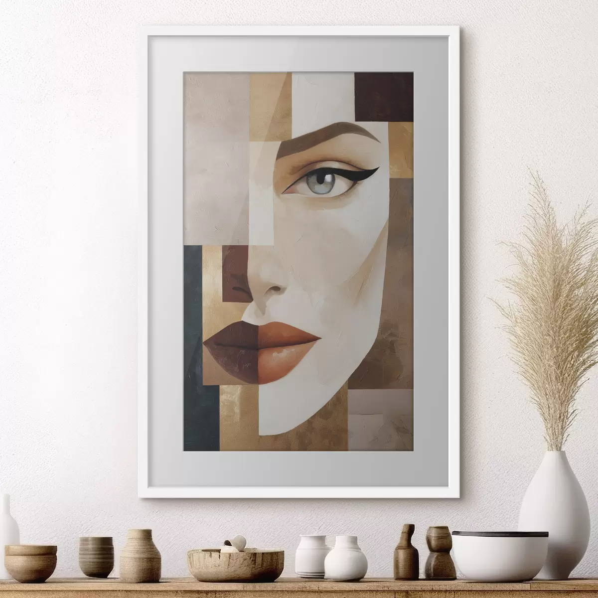 Poster Un volto astratto f49934