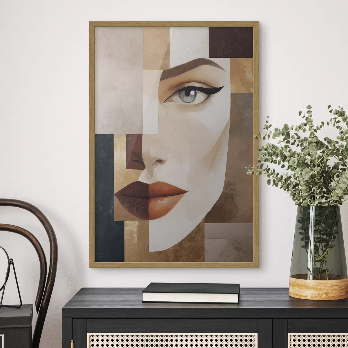 Poster Un volto astratto f49934