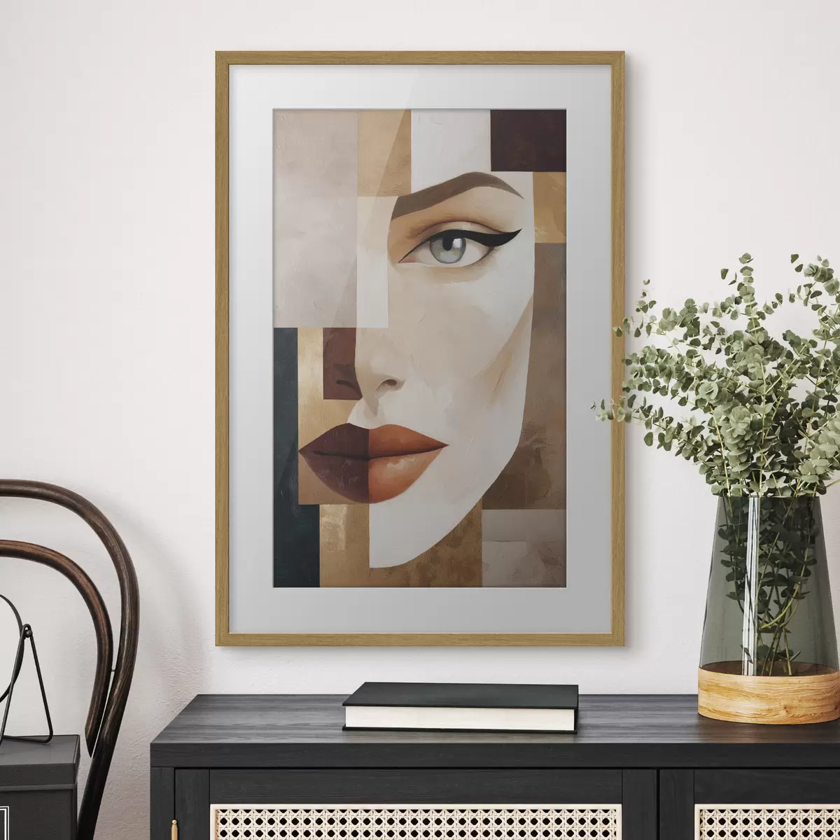 Poster Un volto astratto f49934