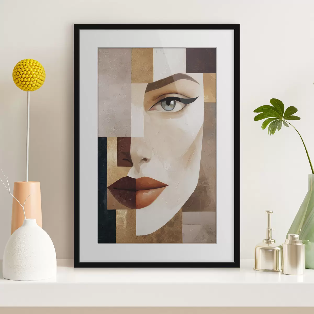 Poster Un volto astratto f49934