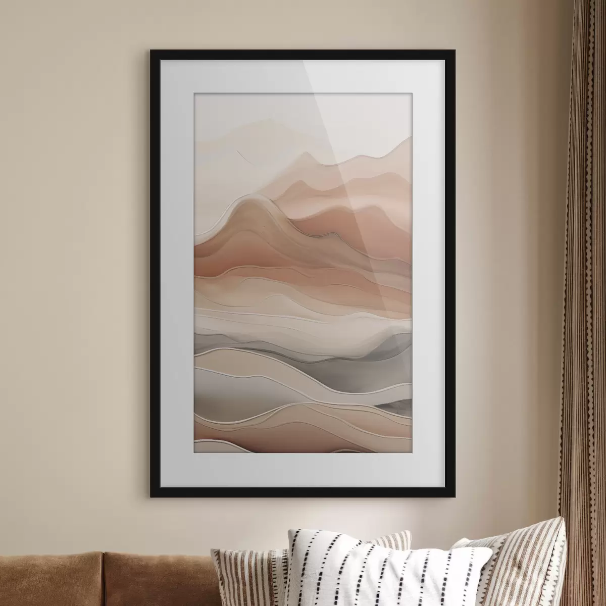Poster Astrazione neutra f49997