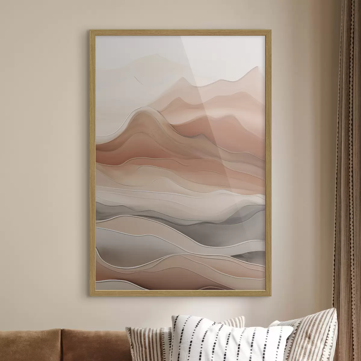 Poster Astrazione neutra f49997