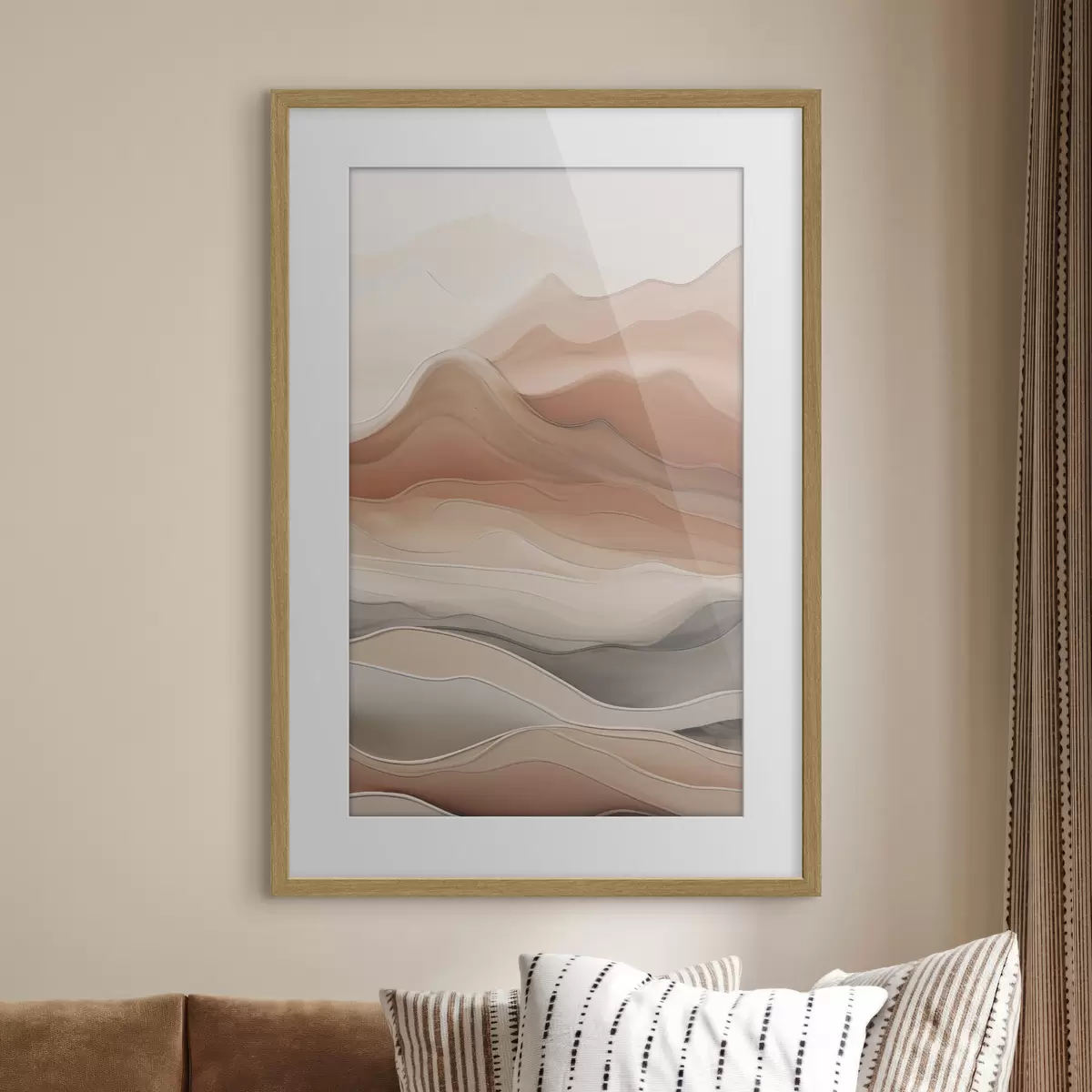 Poster Astrazione neutra f49997
