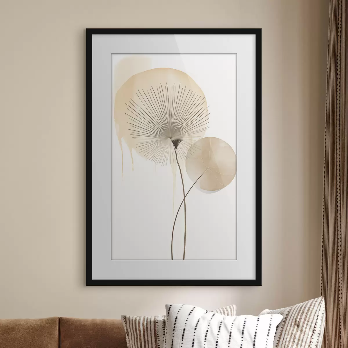 Poster Composizione beige f49999