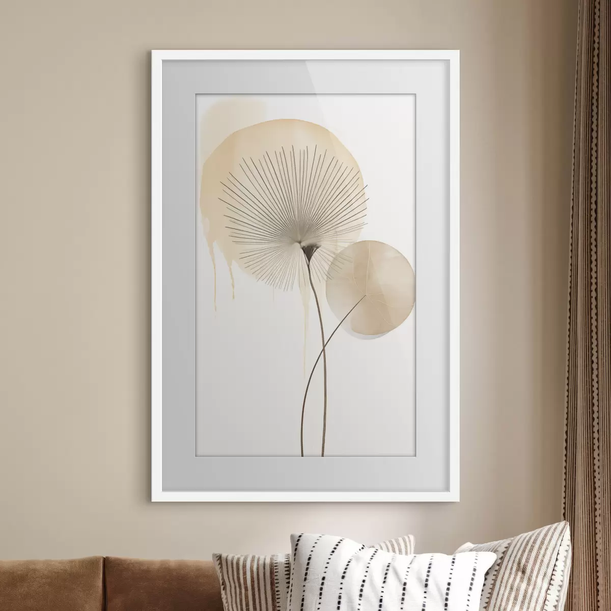 Poster Composizione beige f49999