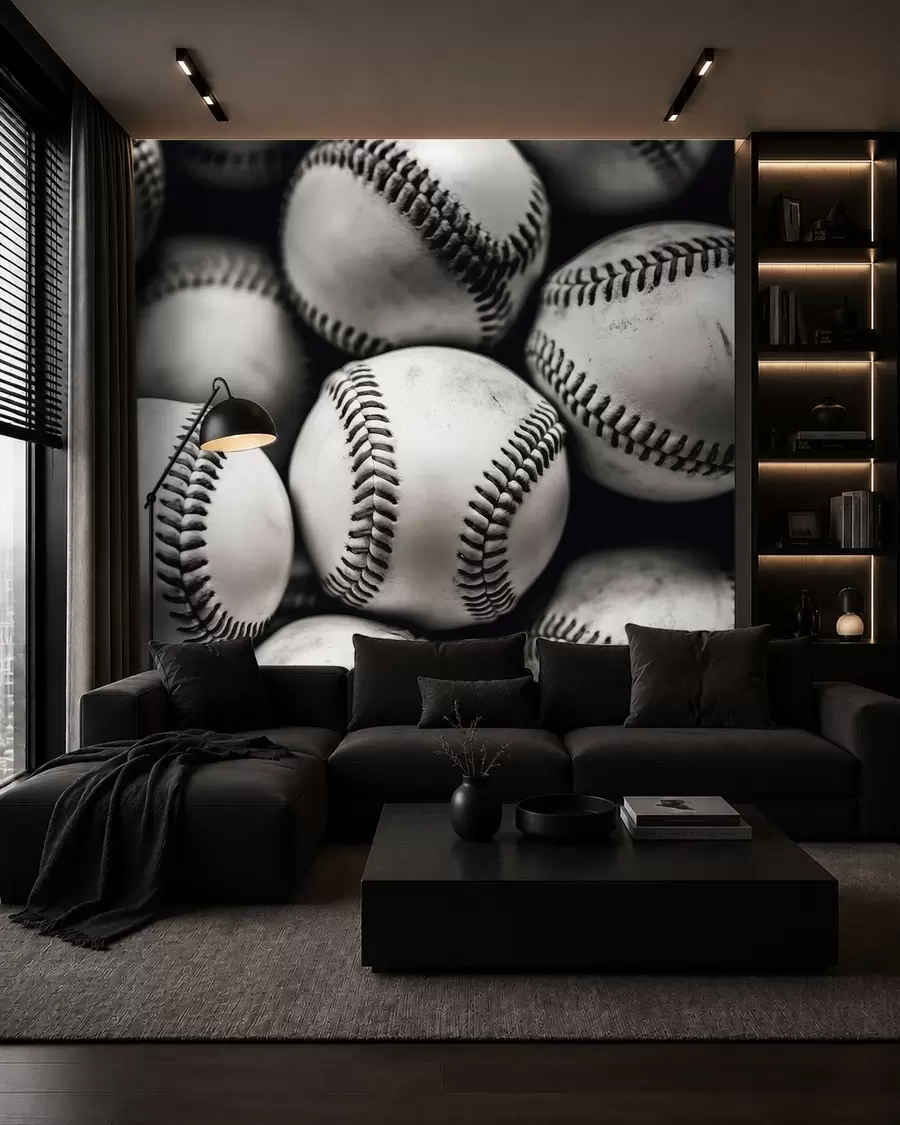 carta da parati Palline da baseball nr. w09966