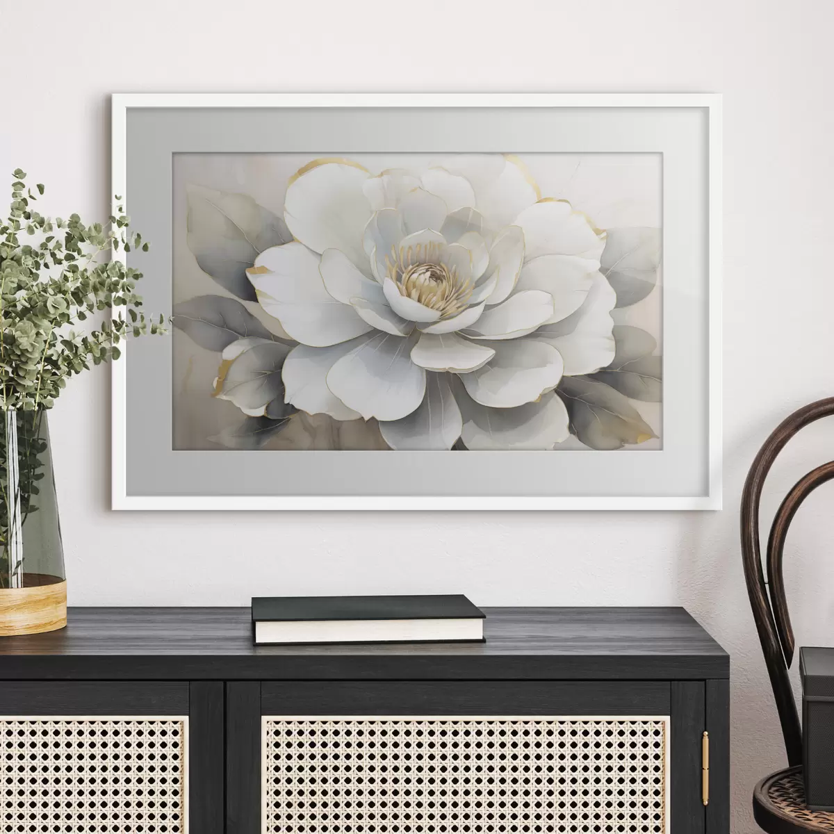 Poster Peonie e devozione f50025