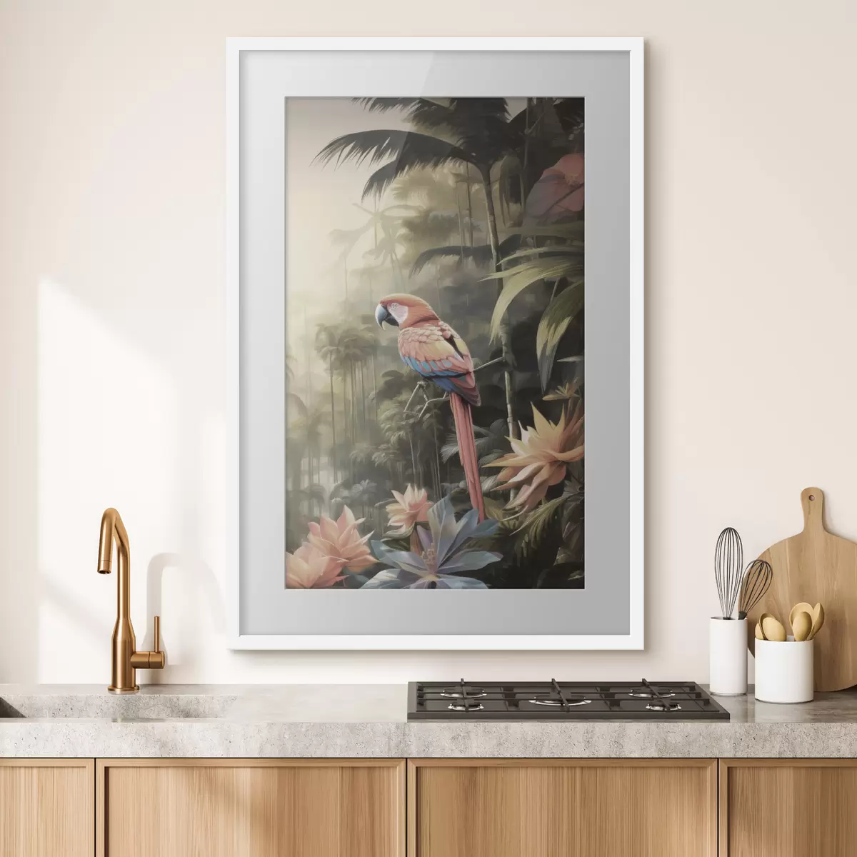 Poster Fenicotteri tropicali f50027