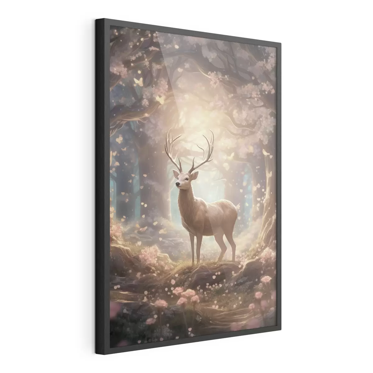 Poster Cervo nella foresta f50028