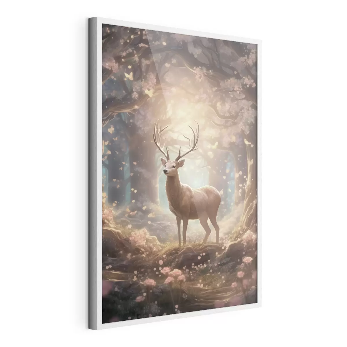 Poster Cervo nella foresta f50028