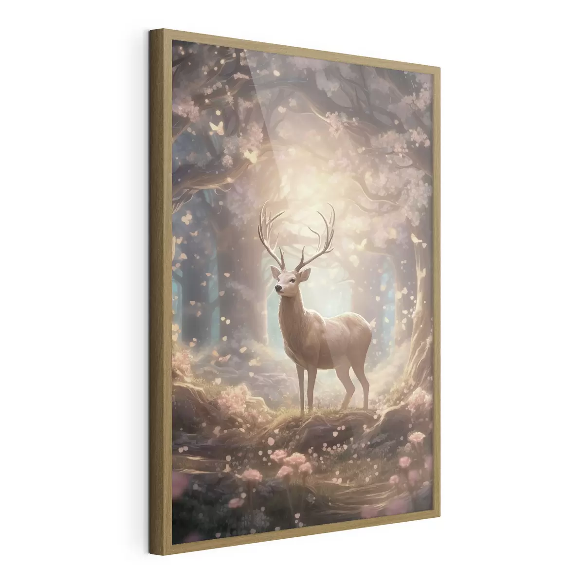 Poster Cervo nella foresta f50028