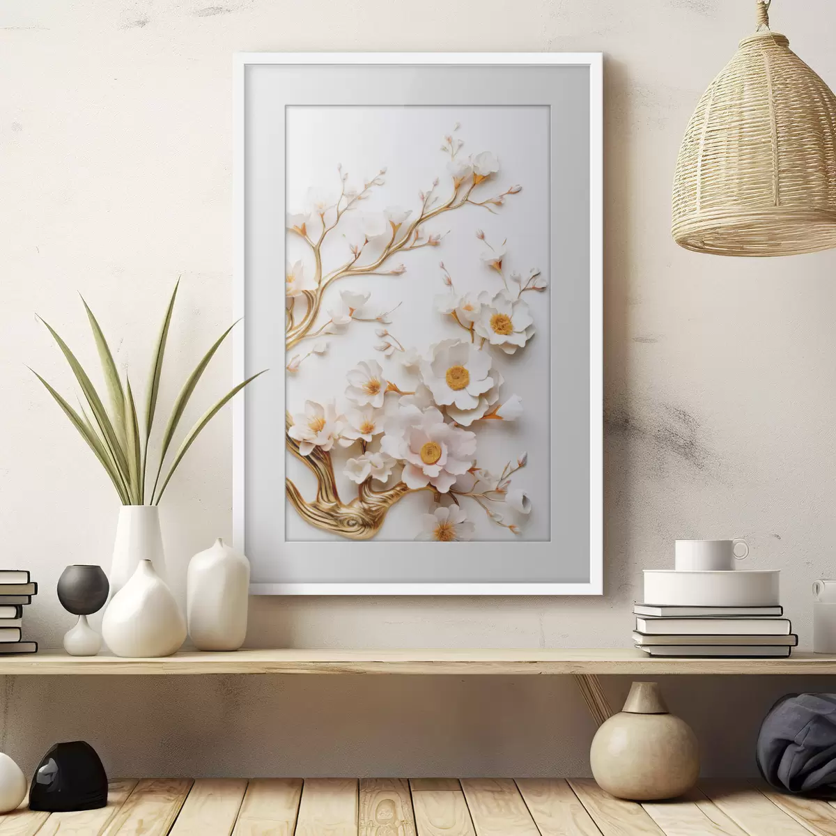 Poster Magnolie bianche f50033