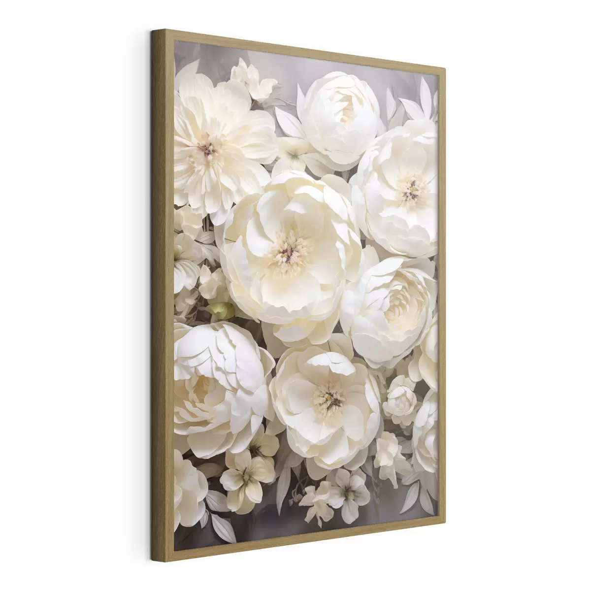 Poster Peonie bianche f50034