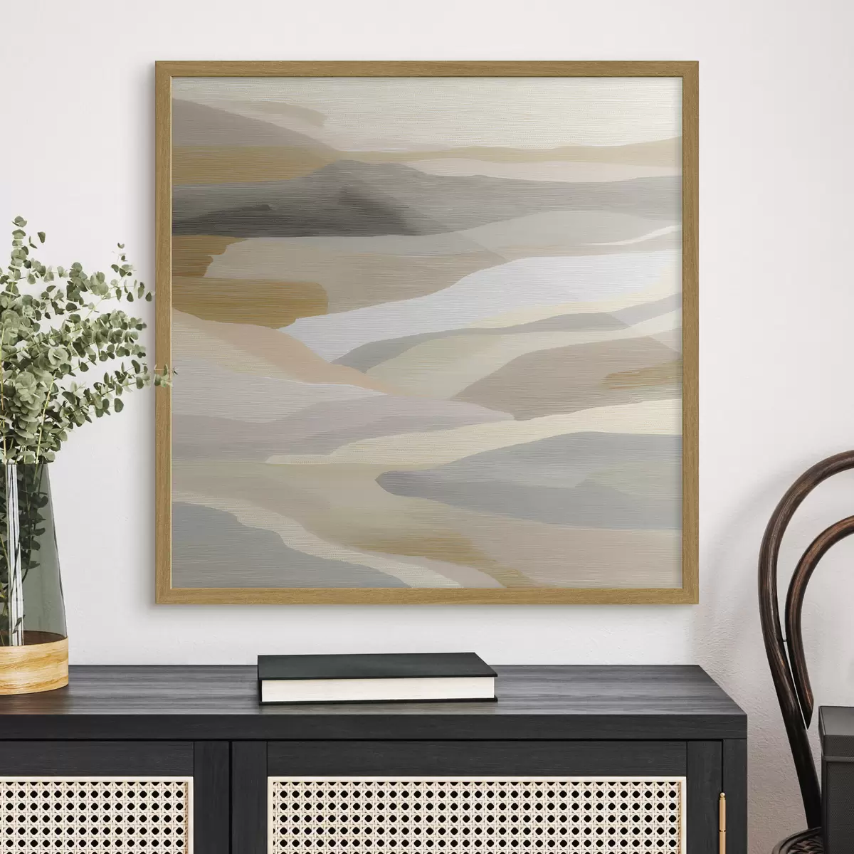 Poster Paesaggio decorativo con morbide sfumature di colore f49712