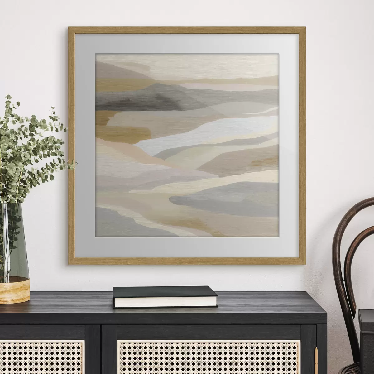 Poster Paesaggio decorativo con morbide sfumature di colore f49712