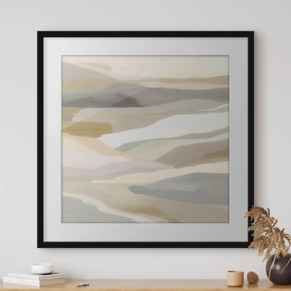 Poster Paesaggio decorativo con morbide sfumature di colore f49712