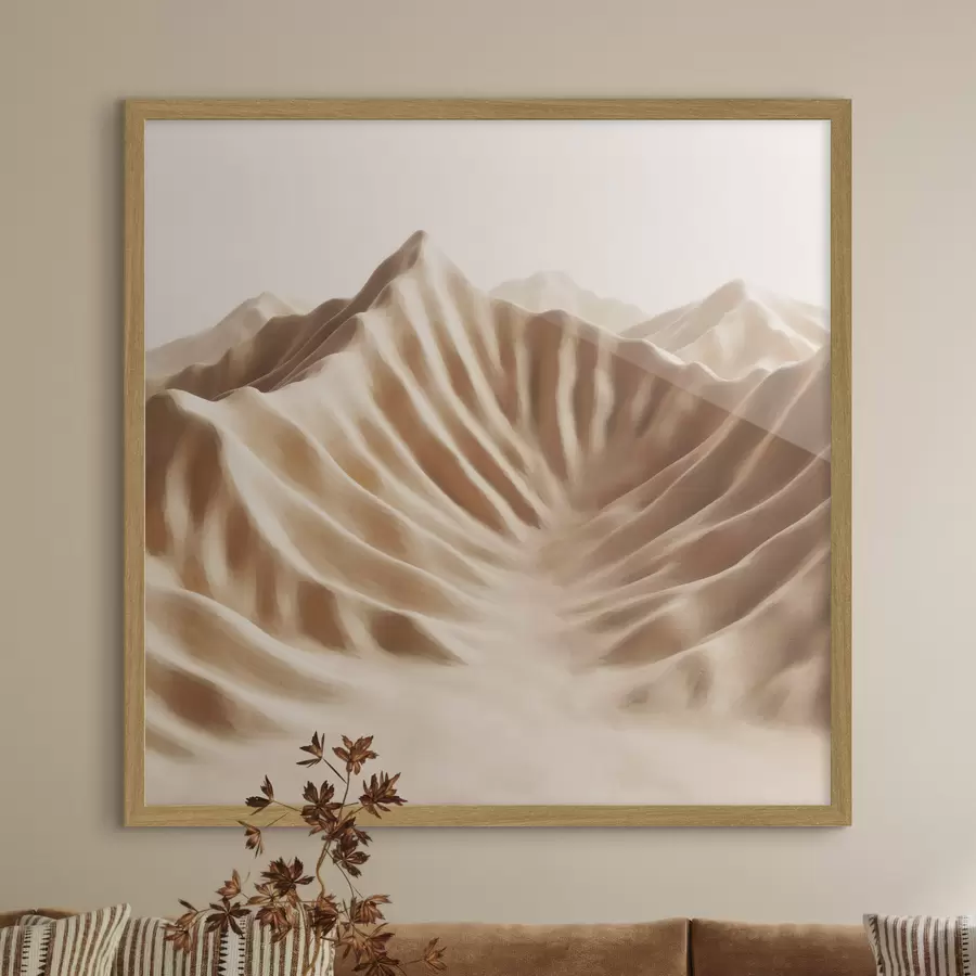 carta da parati Dune decorative con texture in una palette di colori beige in stile artistico contemporaneo nr. f49728