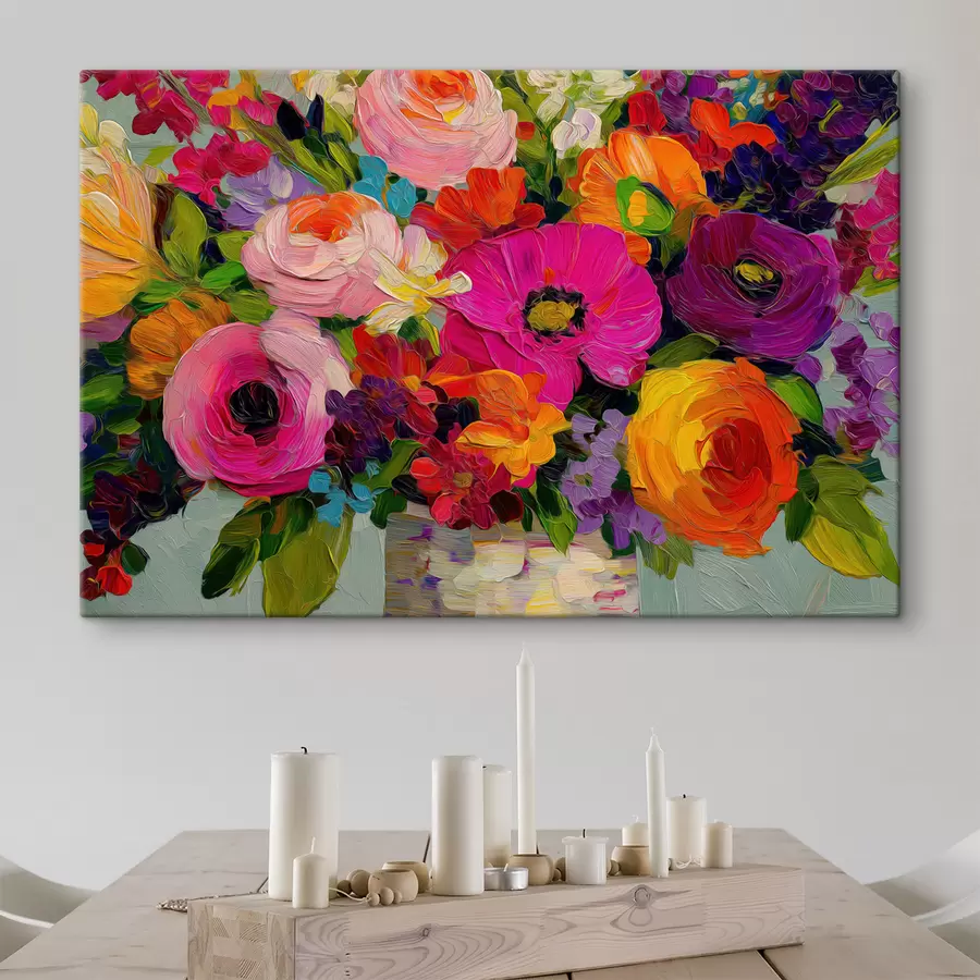 carta da parati Un bouquet di fiori dai colori vivaci nr. s50039