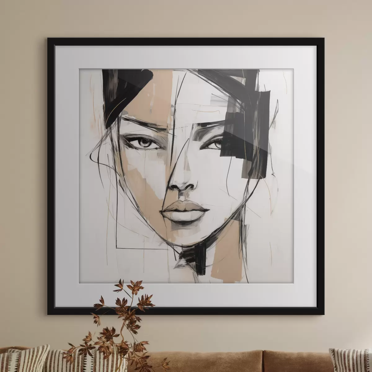Poster Ritratto astratto f50049