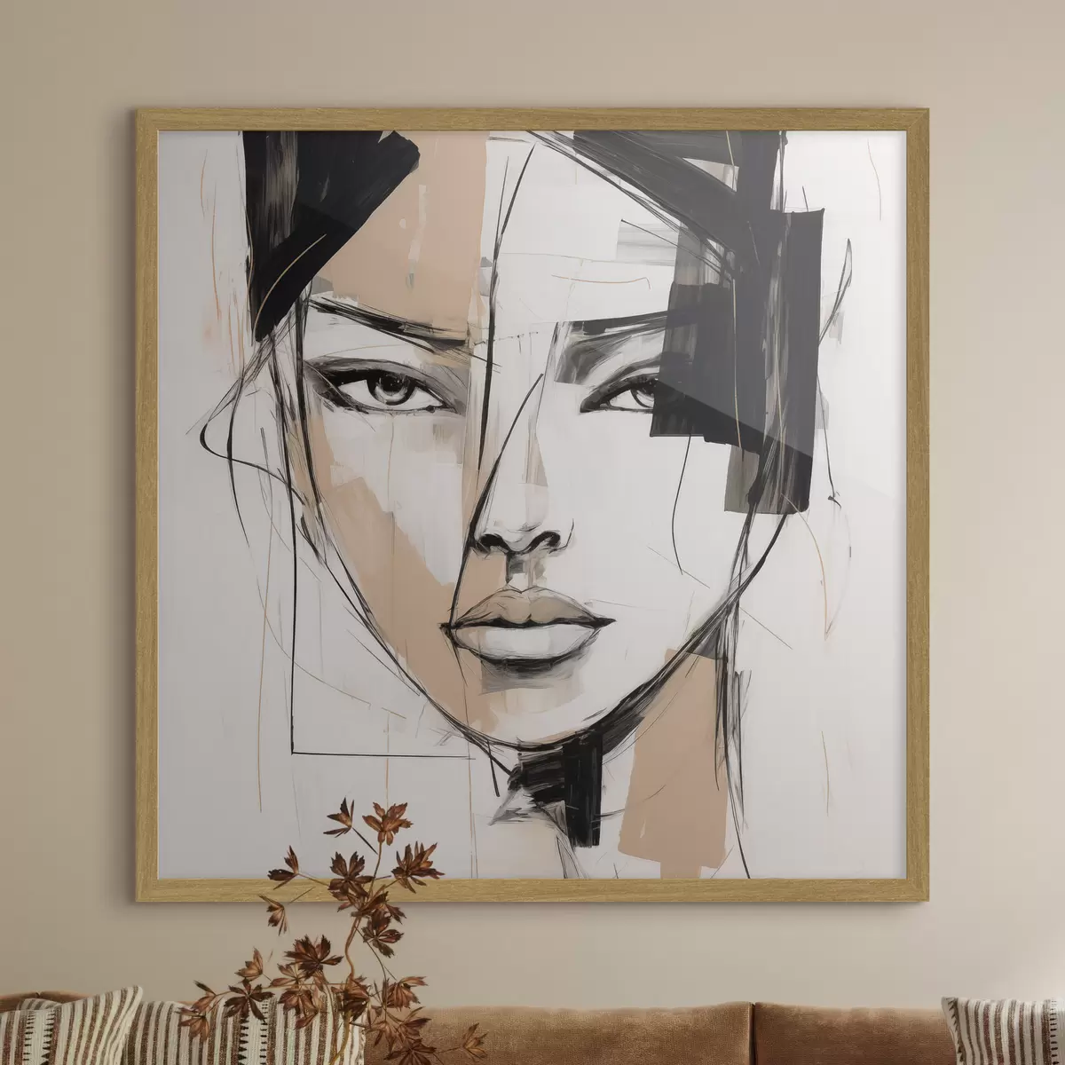 Poster Ritratto astratto f50049