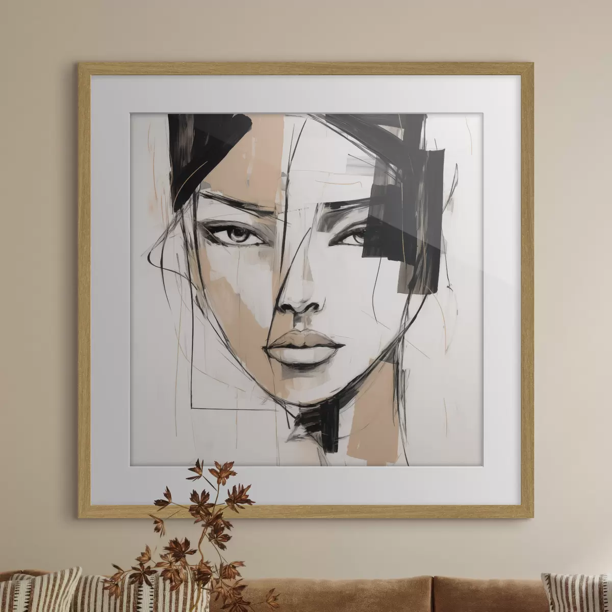 Poster Ritratto astratto f50049