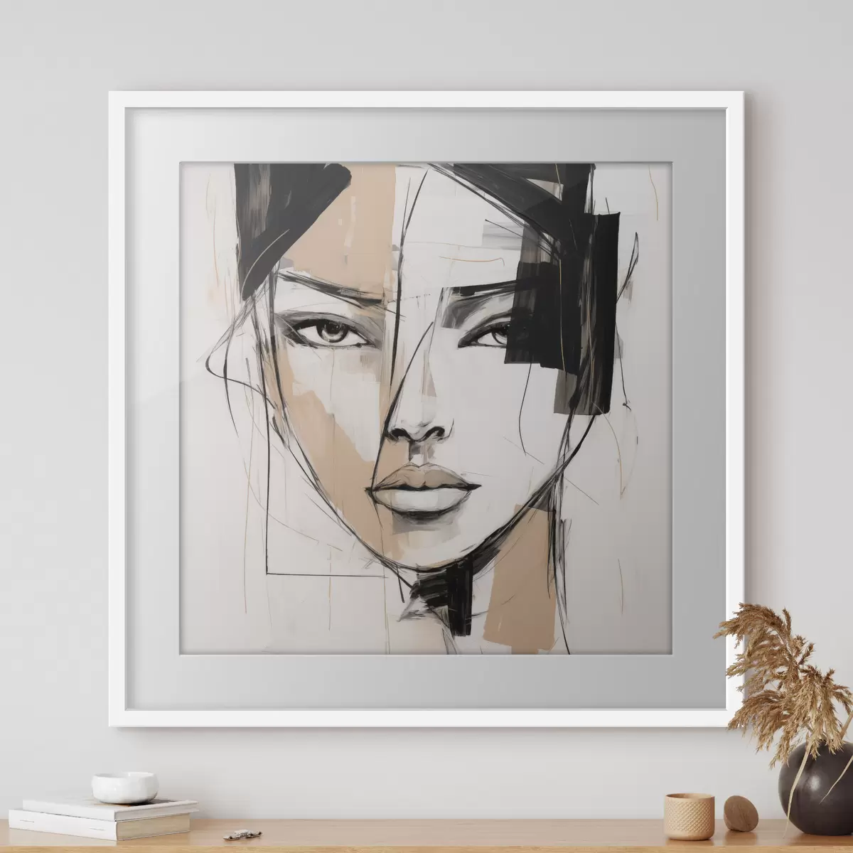 Poster Ritratto astratto f50049