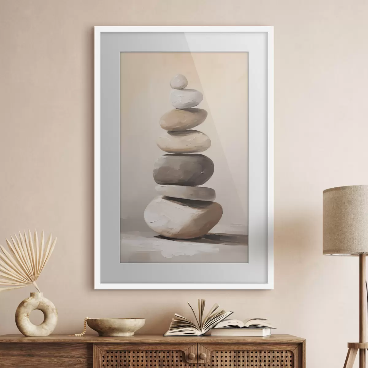 Poster Pietre, imitazione di un dipinto f50060