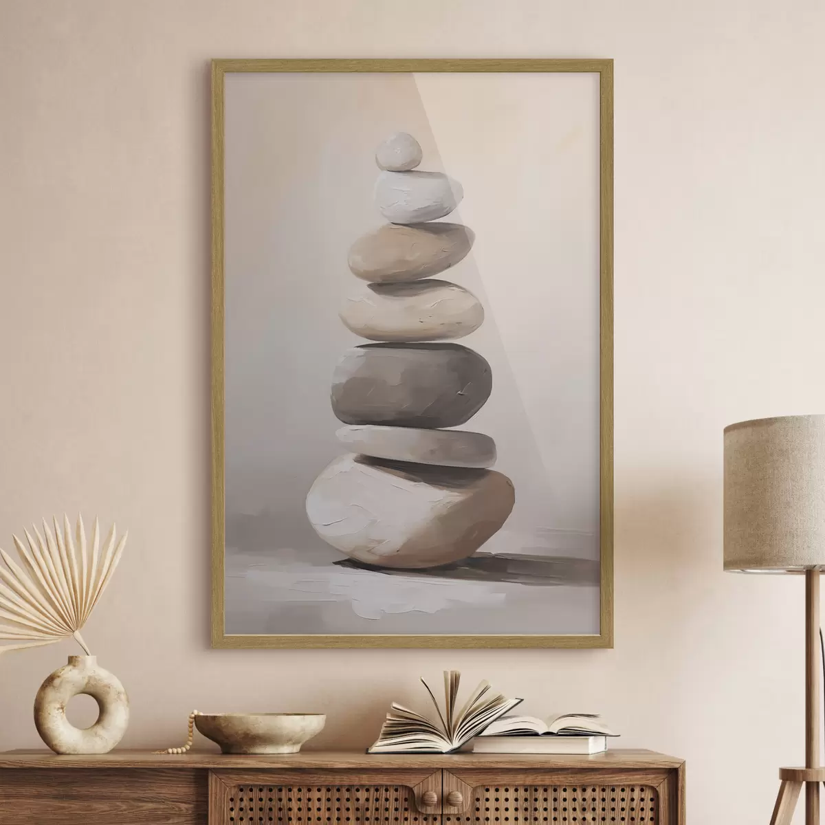 Poster Pietre, imitazione di un dipinto f50060