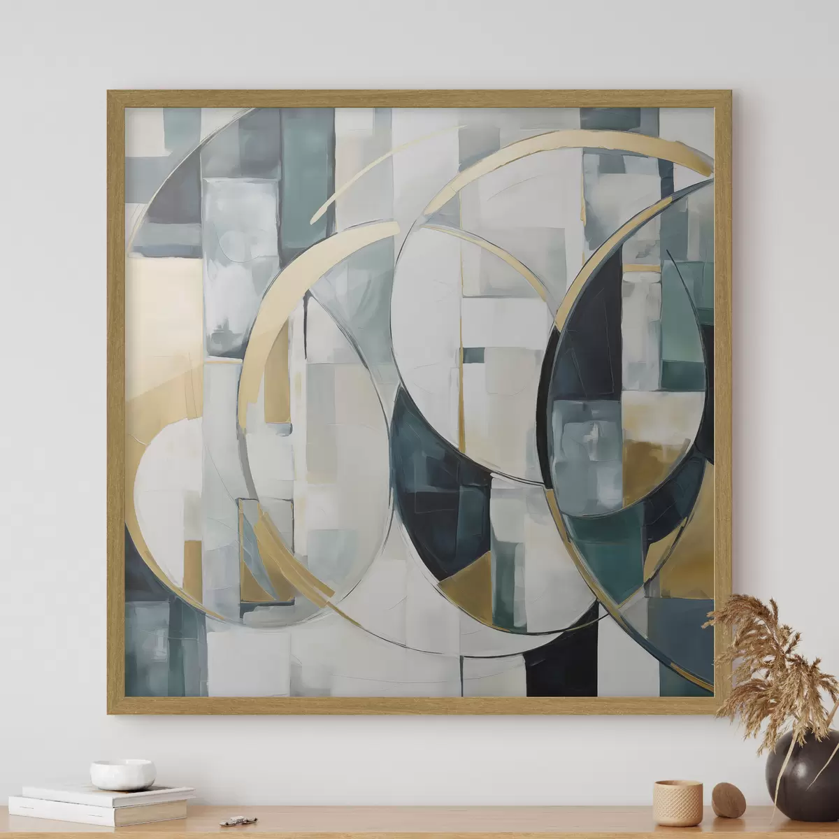 Poster Astrazione caotica, imitazione della pittura f50073