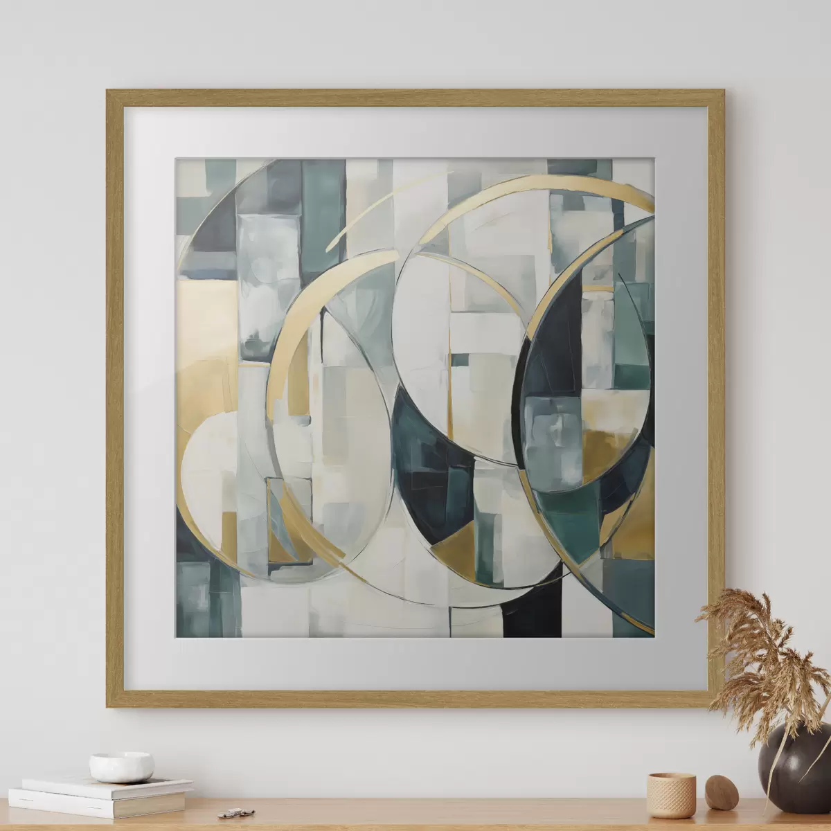 Poster Astrazione caotica, imitazione della pittura f50073