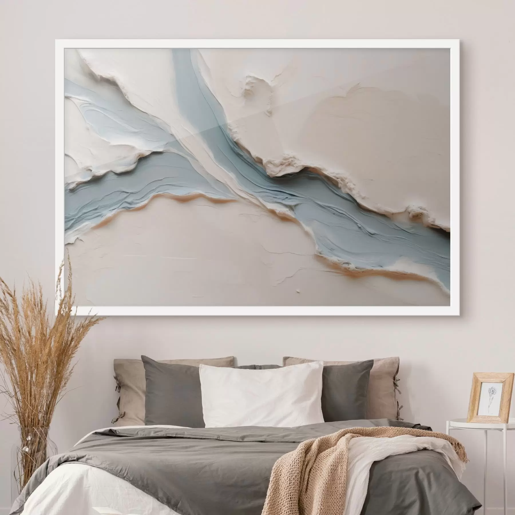 carta da parati Design astratto con effetto “Blue Flow” nr. f49953