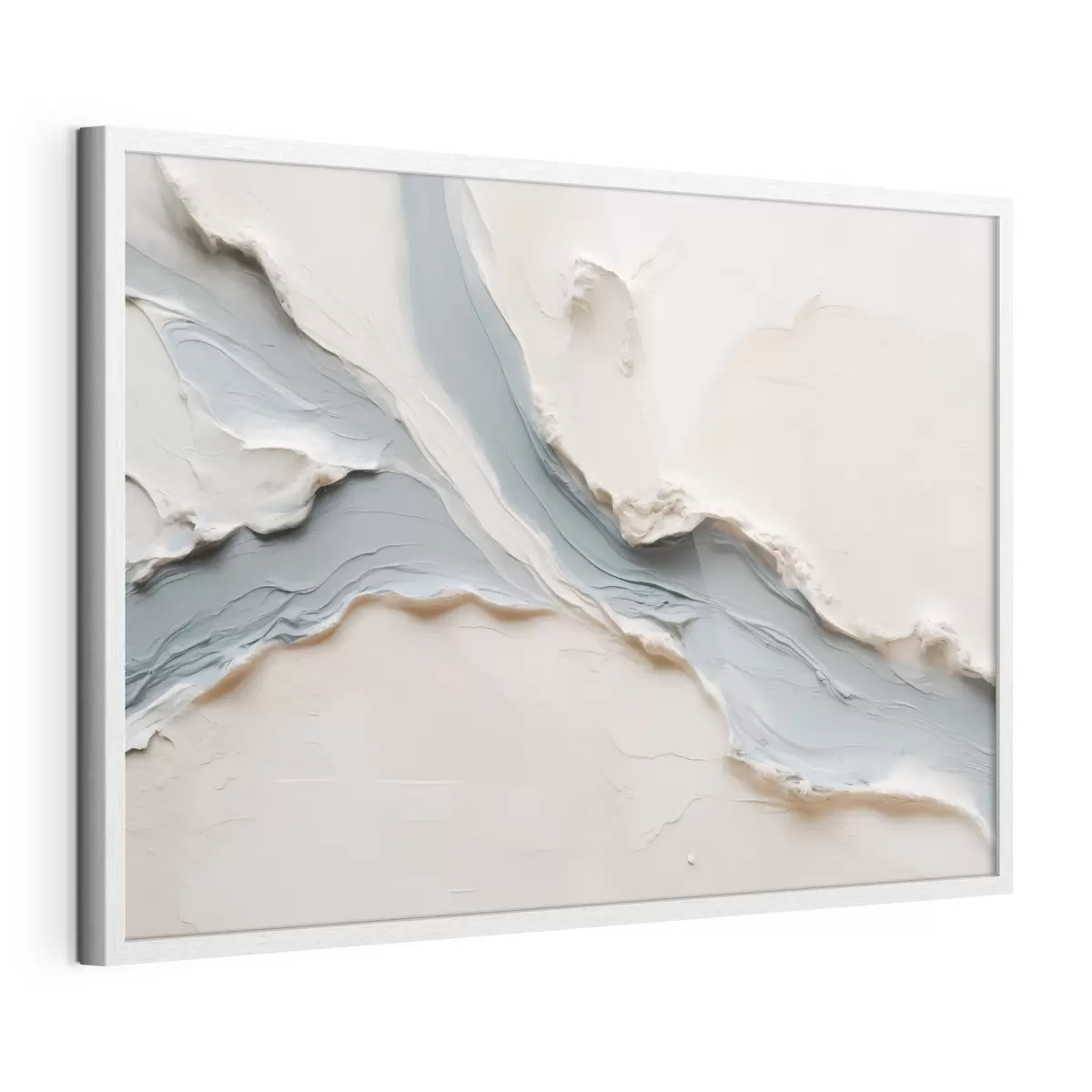 Poster Design astratto con effetto “Blue Flow” f49953