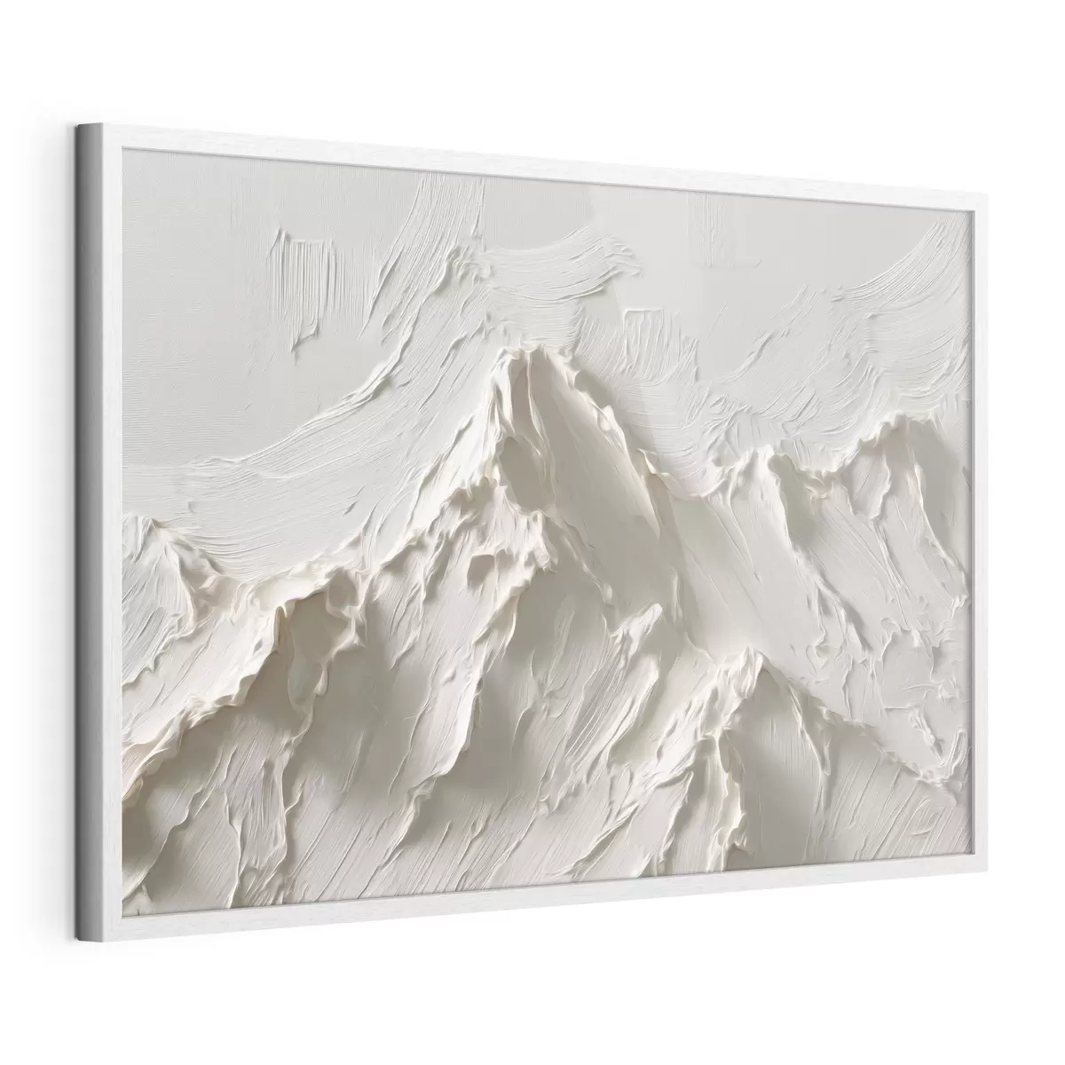 Poster Cime montuose dai toni chiari con effetto a rilievo f49965