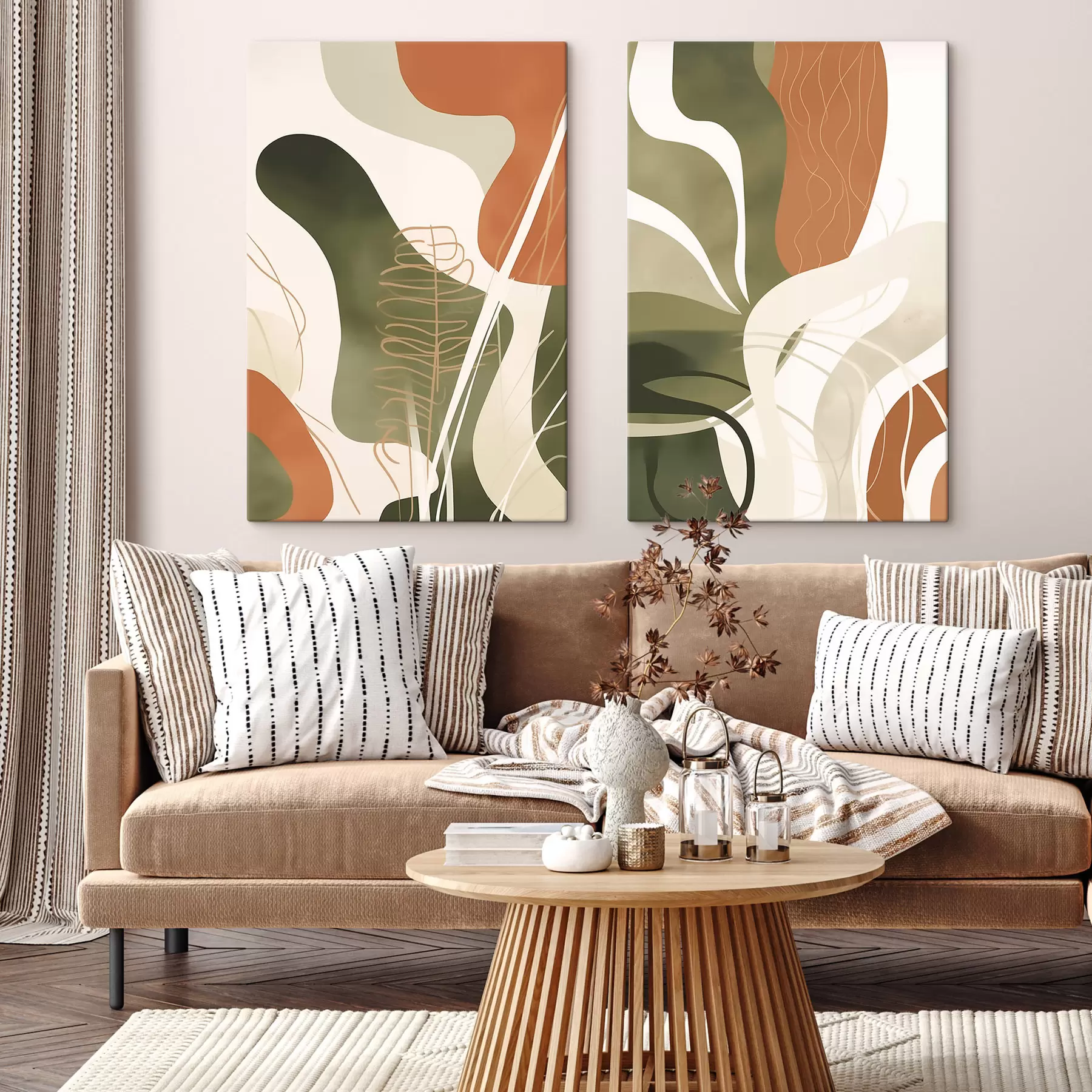 carta da parati Foglie astratte nr. m30791