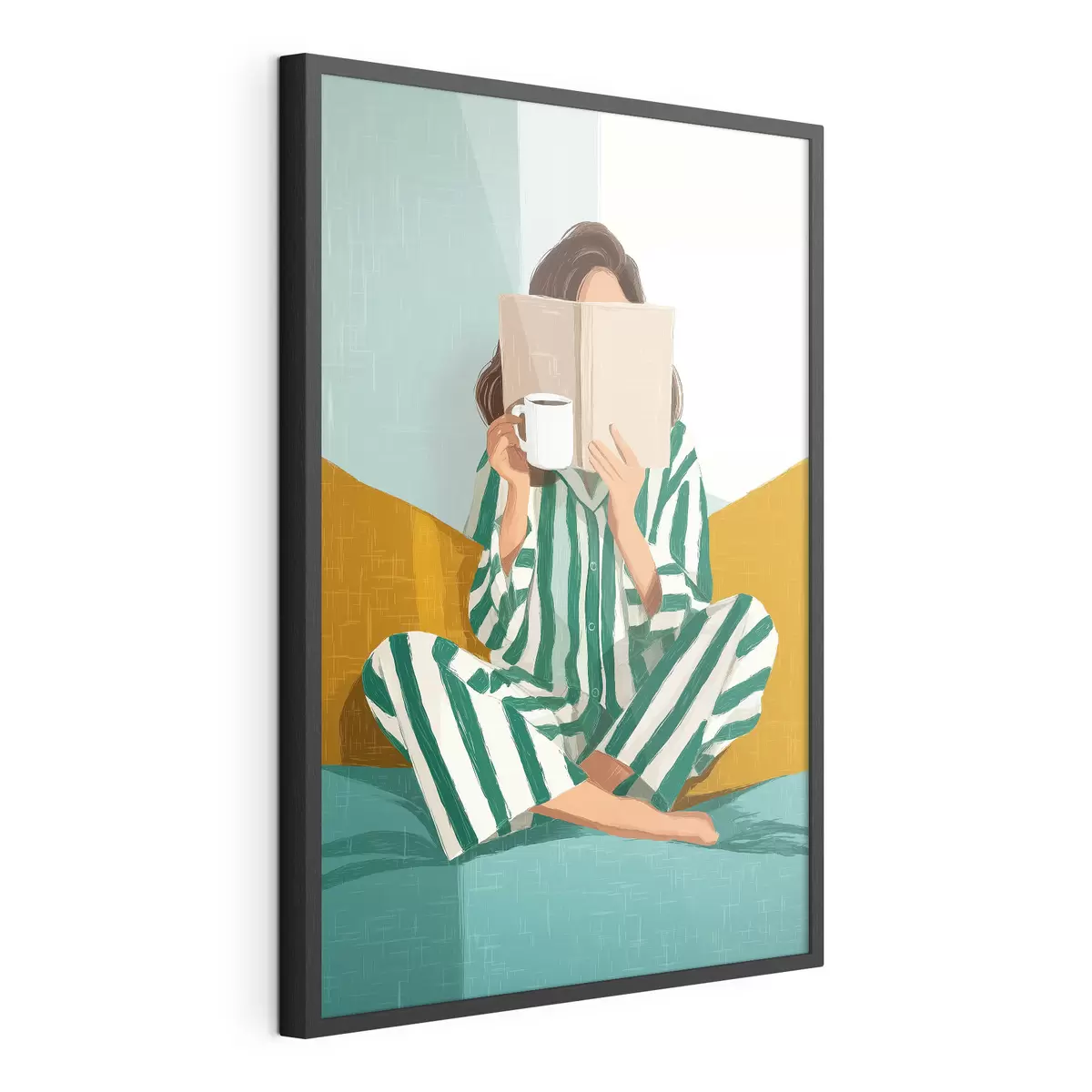Poster Lettura in un'atmosfera accogliente f50091