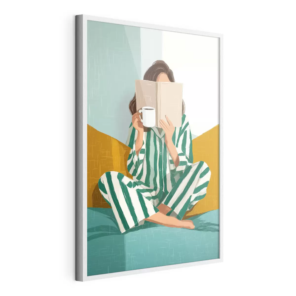 Poster Lettura in un'atmosfera accogliente f50091