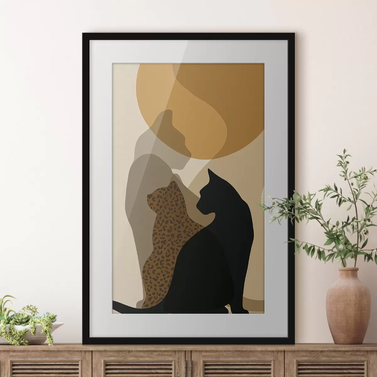 Poster Le ombre dei gatti f50103